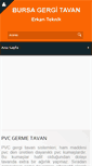 Mobile Screenshot of bursagergitavan.com